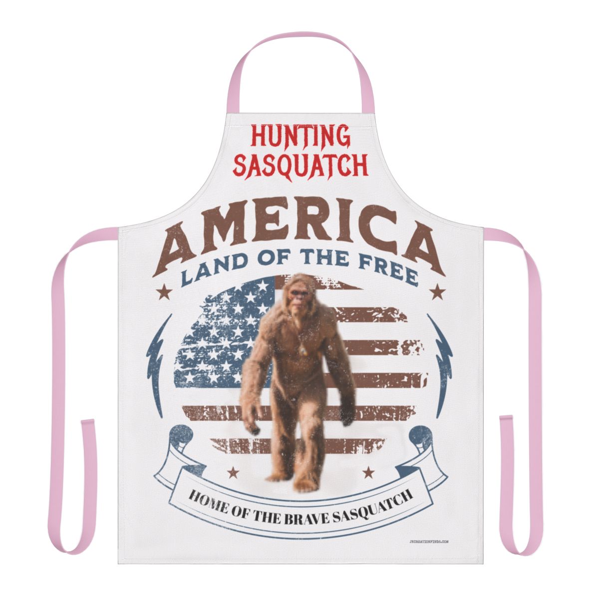 Hunting Sasquatch America Land of the Free Apron