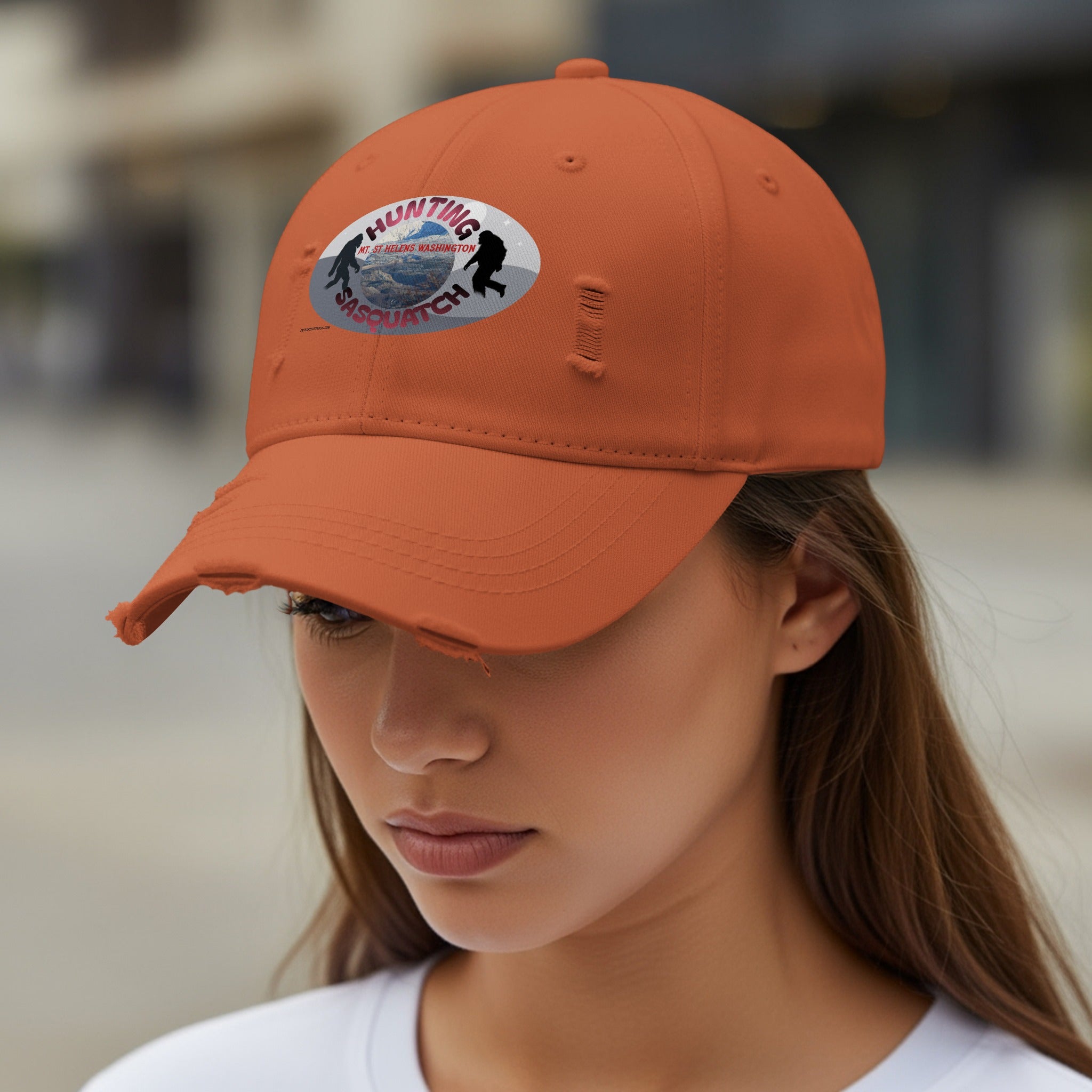 Funny Hunting Sasquatch Patch Baseball Cap product