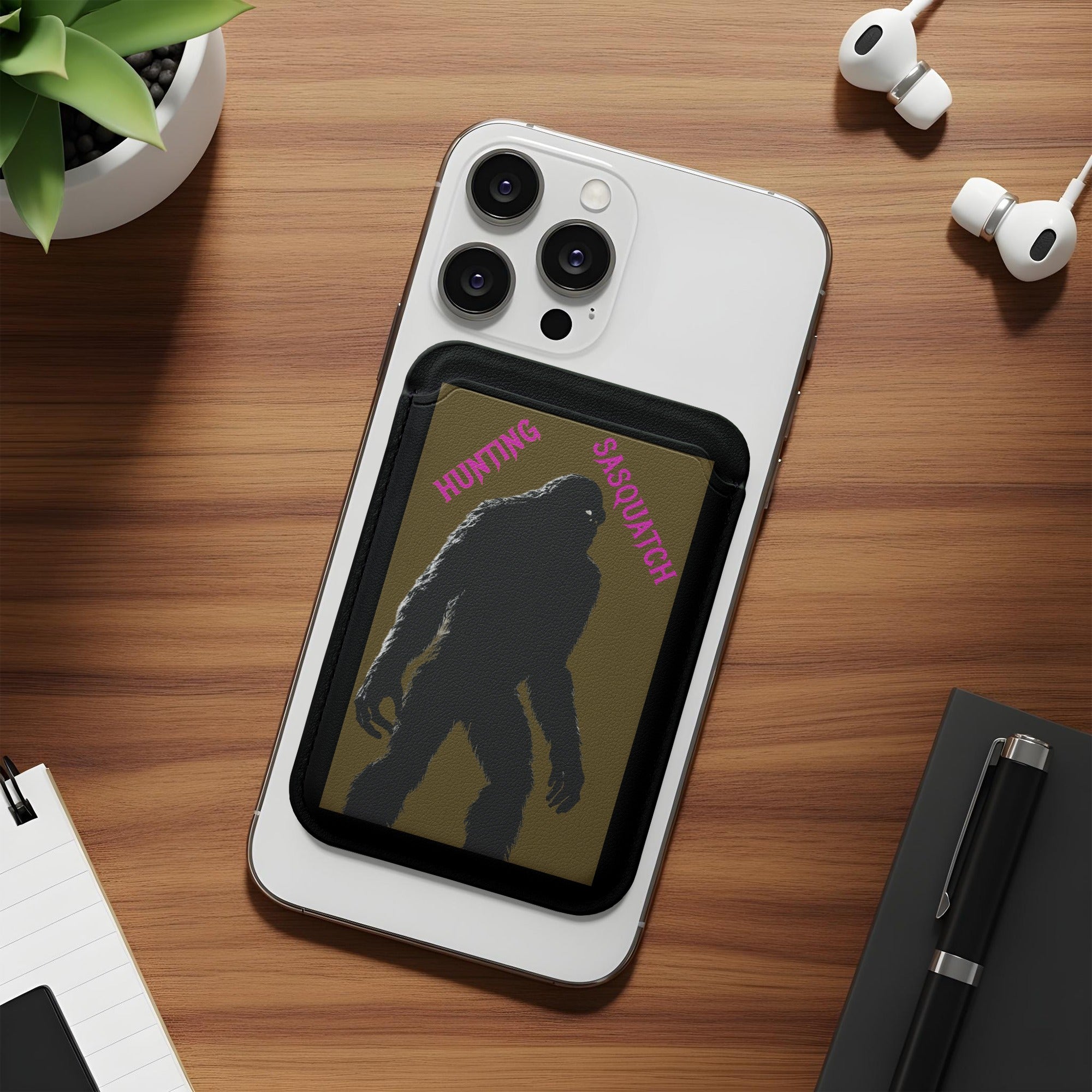 Hunting Sasquatch Design Phone Case Accessory Product