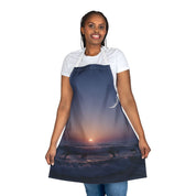 Dolphin Sunset Ocean Apron Ideal for Cooking Tasks