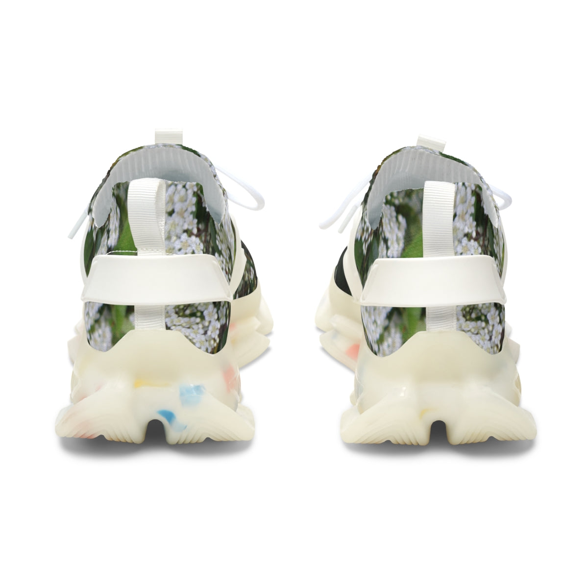 Stylish Floral Patterned Athletic Footwear