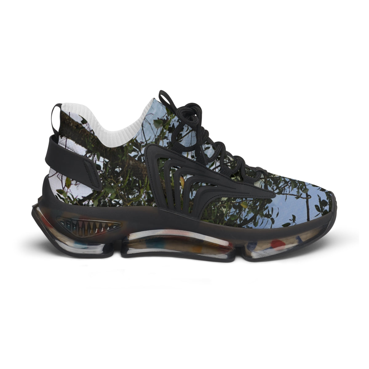 Stylish Athletic Sneakers with Unique Nature Design
