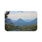 Scenic Mountain View in Mist Canvas Wall Art