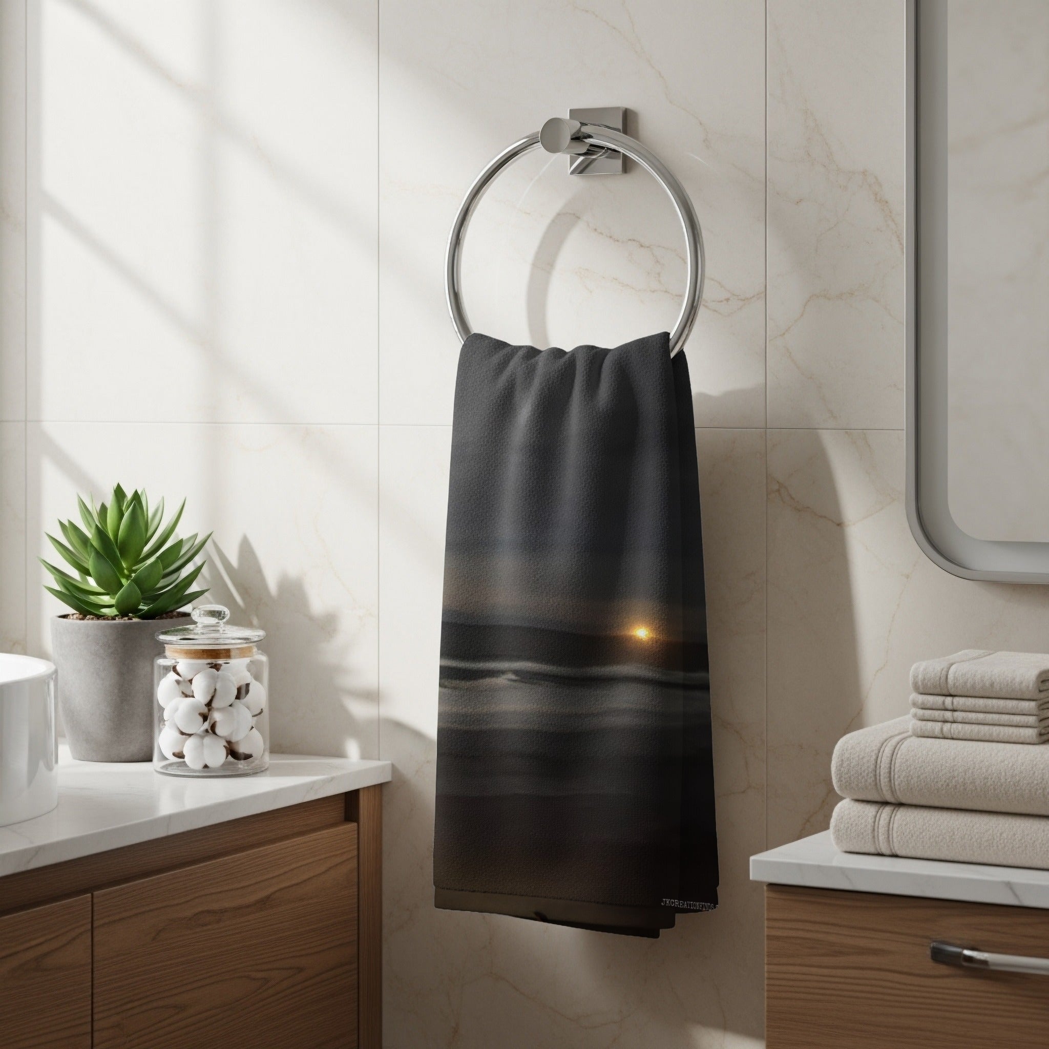 Beautiful Ocean Sunset Bathroom Decoration product