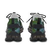 Green Swirl Pattern Athletic Footwear Sneakers