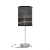 Elegant Desk Lamp with Serene Natural Coastal Scene