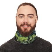 Forest Green Multifunctional Neck Gaiter Scarf Accessory