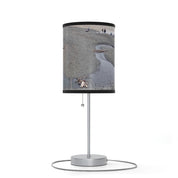 Scenic River Landscape Table Lamp with Pull Chain
