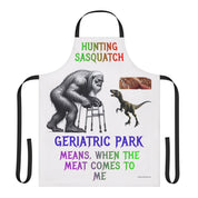 Hunting Sasquatch Geriatric Park Apron for BBQ Fans