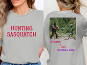 Funny Hunting Sasquatch Alien Spaceball 2025 T-Shirt