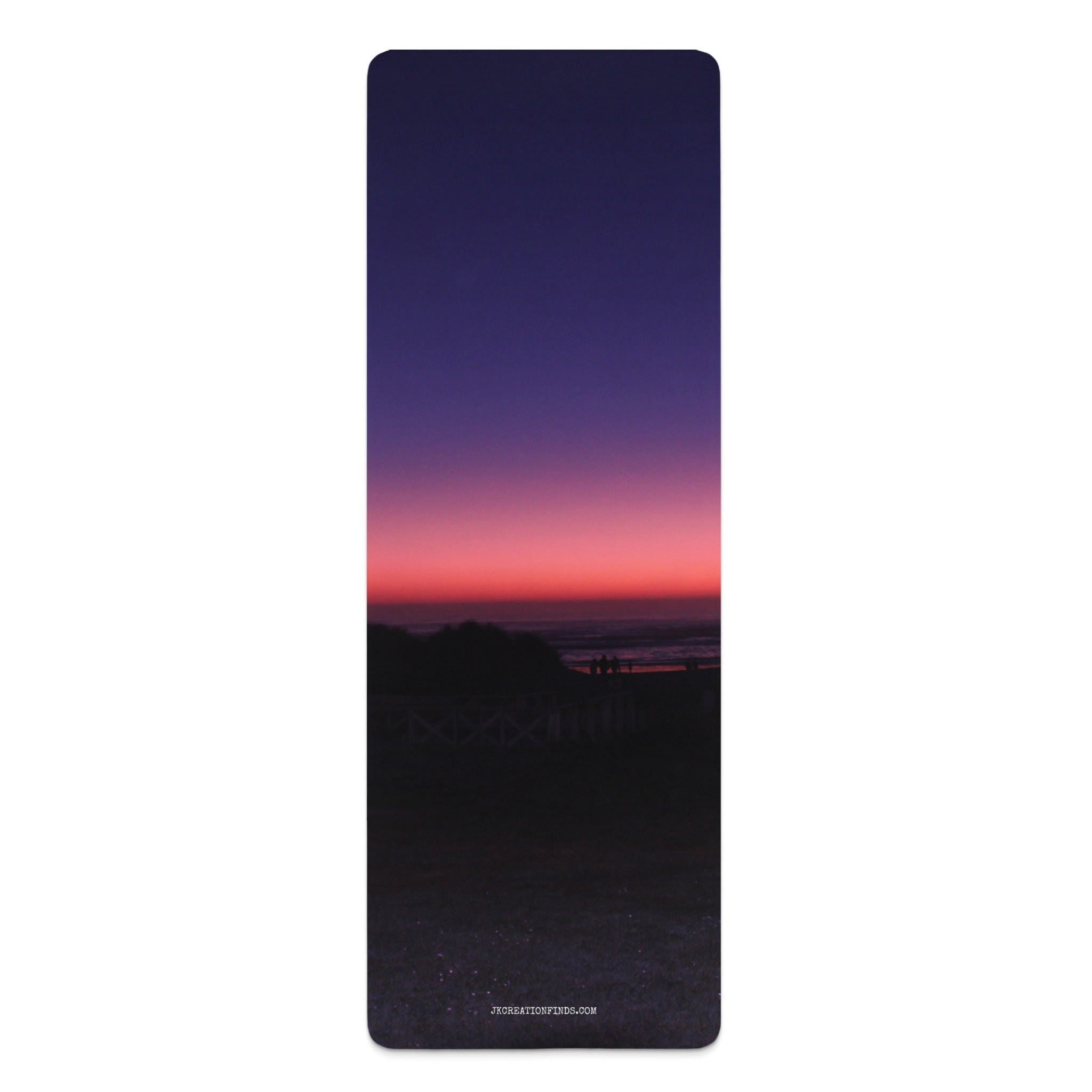 Stunning Sunset Over Ocean at Twilight Yoga Mat Product
