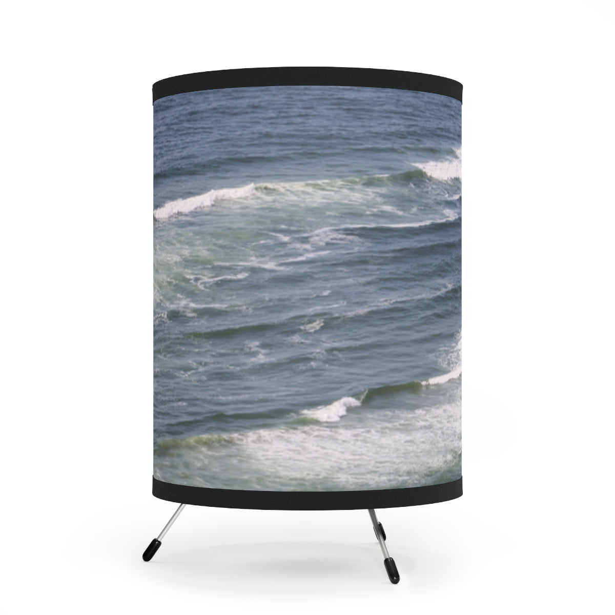 Ocean Waves Design Drum Lamp Shade product type
