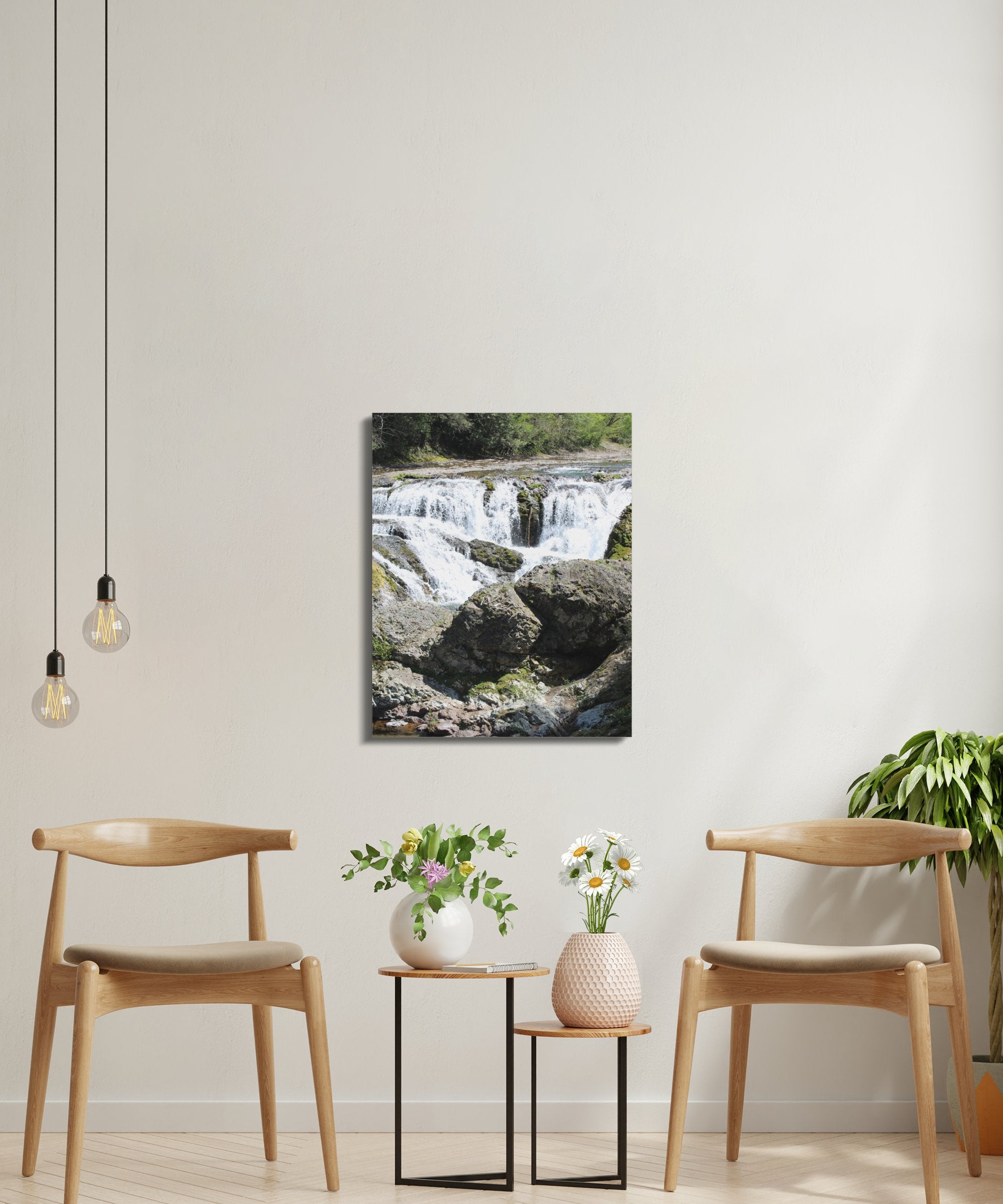 Beautiful Waterfall Scenic Landscape Print product