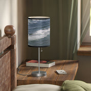 Ocean Wave Print Decorative Table Lamp
