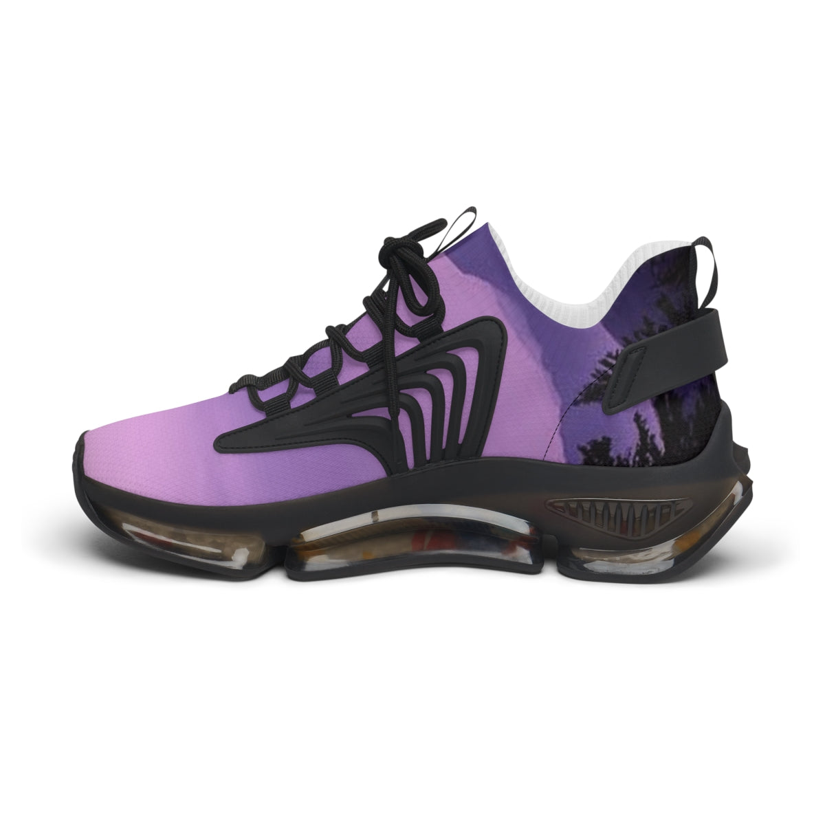 Stylish Purple High-Top Sneakers for Trendy Casual Wear