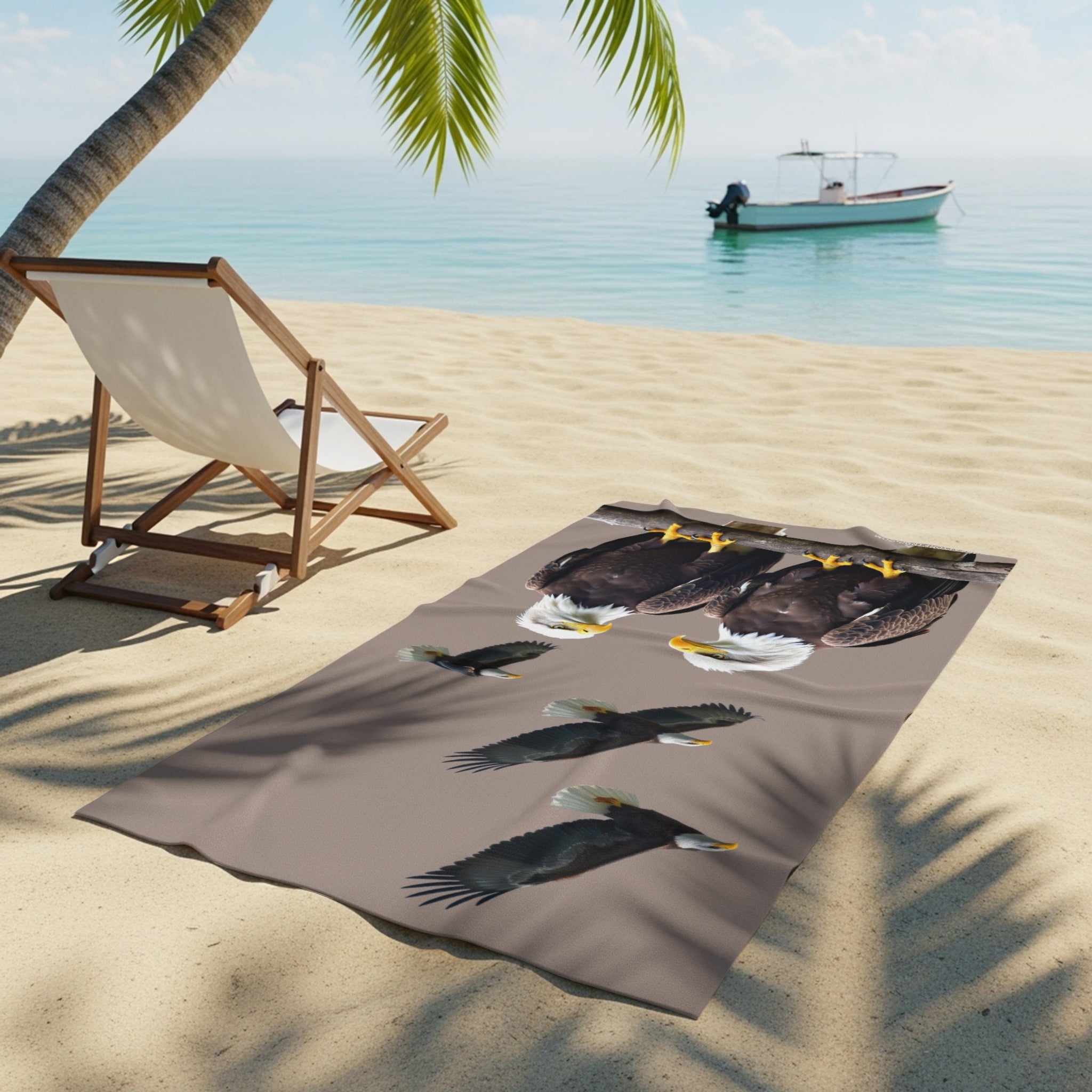Eagle Design Beach Towel for Relaxing on the Sand product