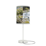 Tranquil Waterfall Image Table Lamp for Home Decor
