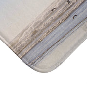 Coastal Ocean Waves Print Design Bath Mat
