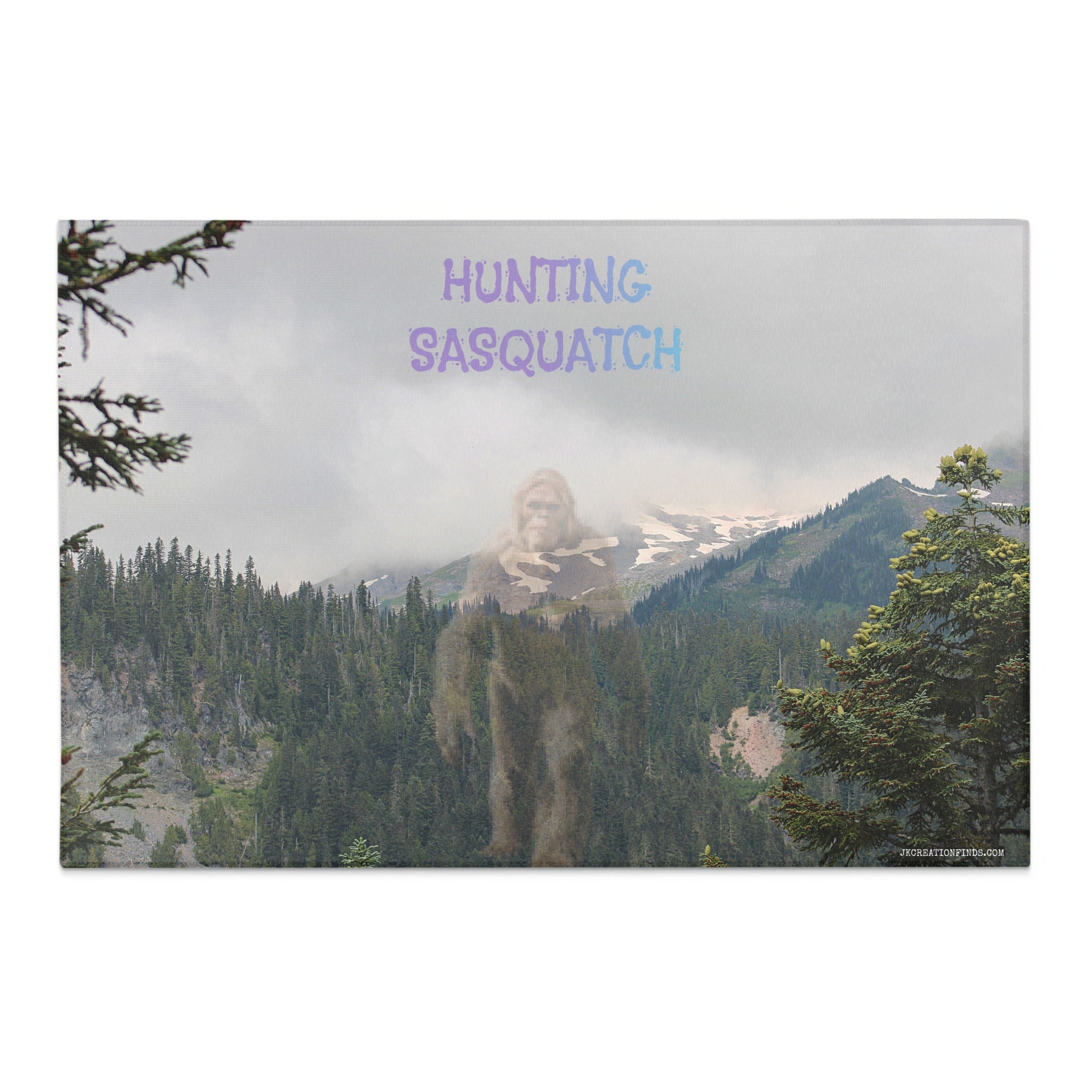 Hunting Sasquatch Poster Shrouded In Forest product