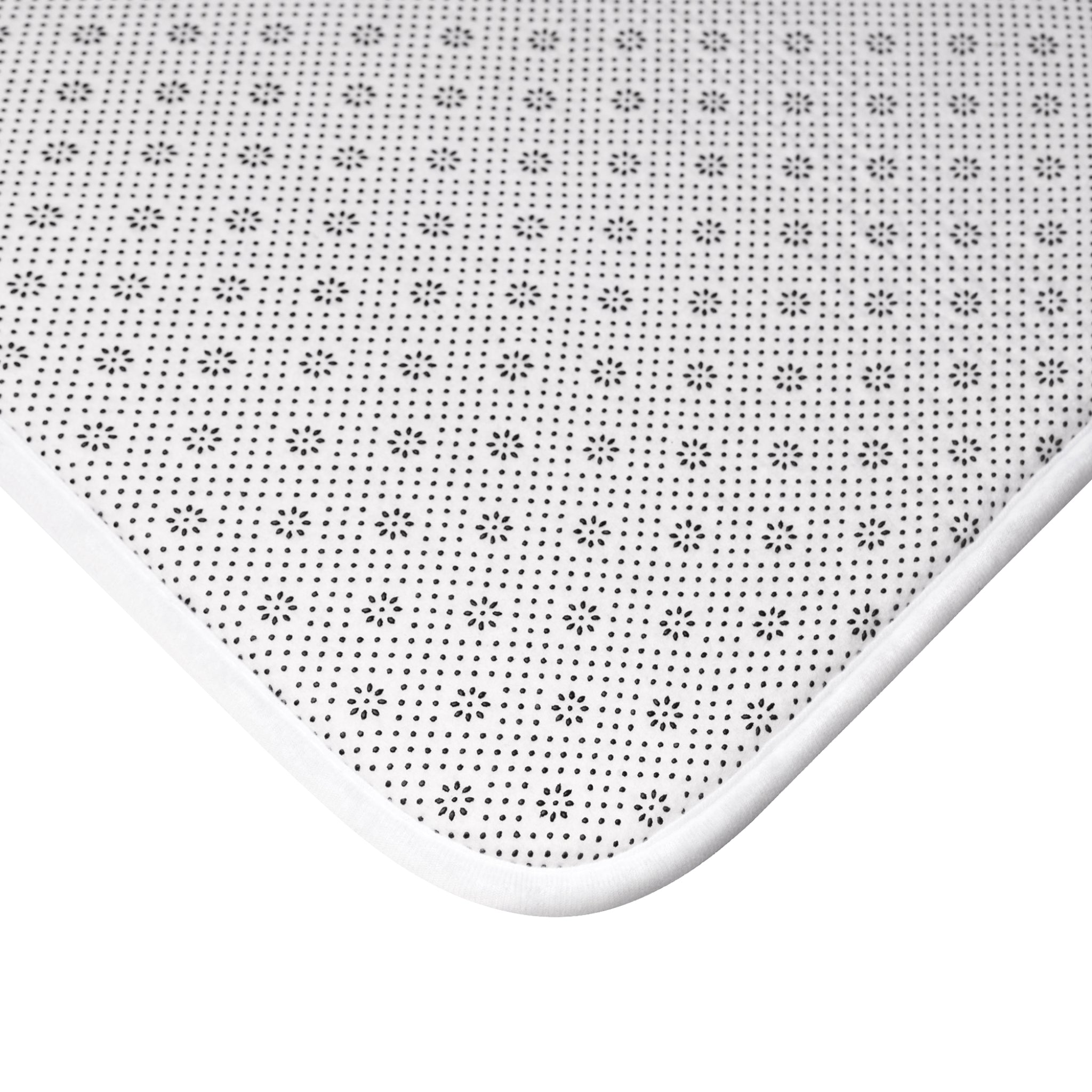 Anti-Slip Floral Pattern Bathroom Shower Mat product