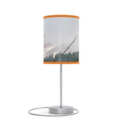 Serene Mountain Misty Peak Scenic Table Lamp Product