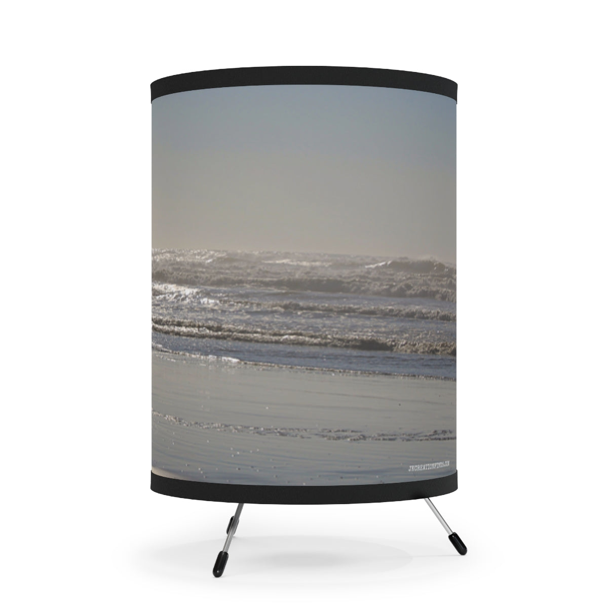 Tranquil Beach Waves Print Ocean Photography Product
