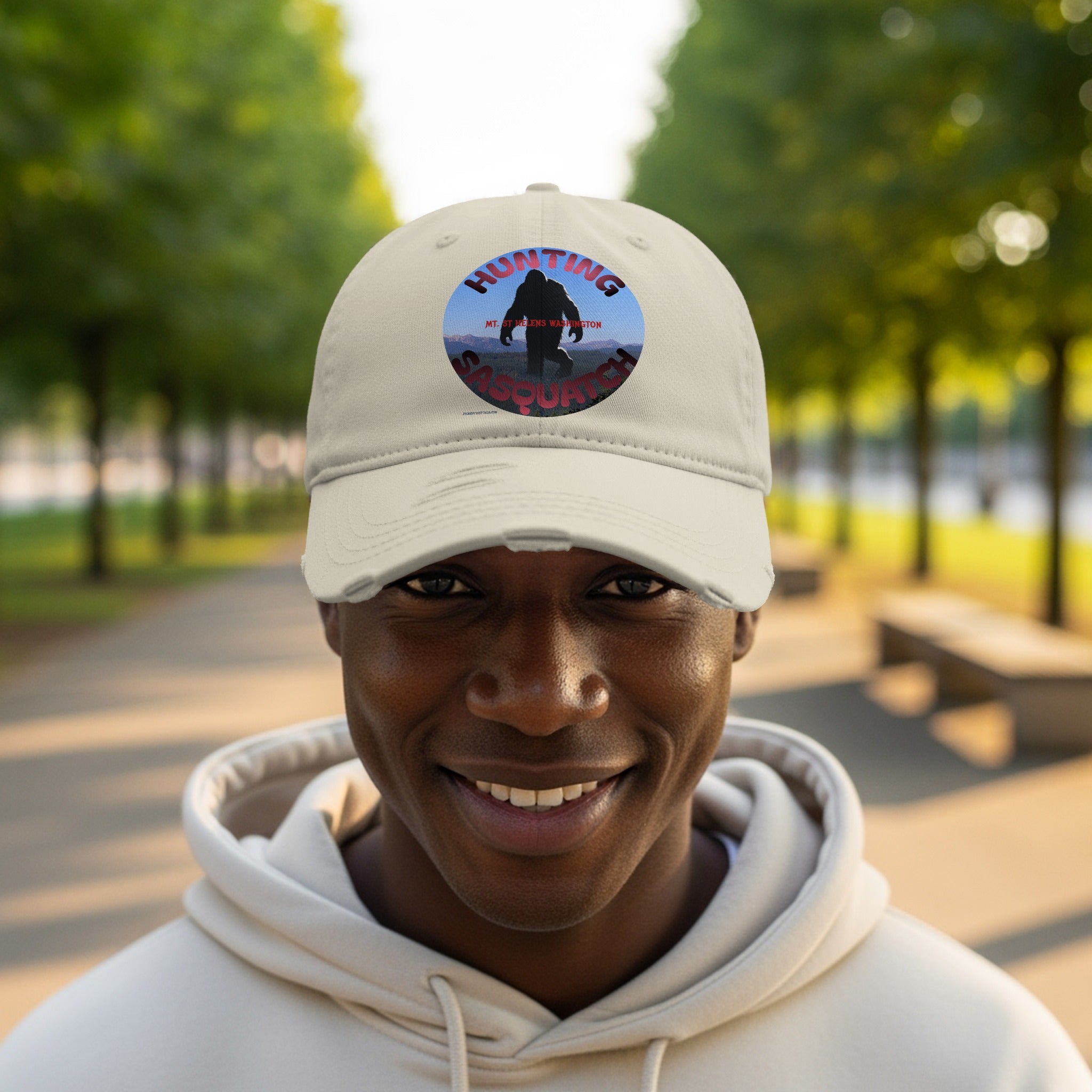 Hunting Sasquatch Embroidered Cap product type