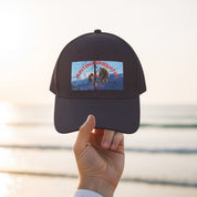 Stylish Hunting Sasquatch Graphic Design Hat product