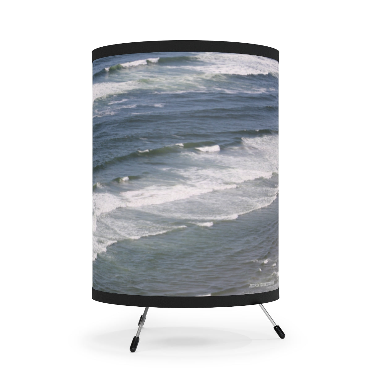 Ocean Waves Scenic Collapsible Laundry Basket