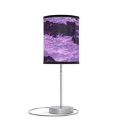Mesmerizing Purple Ocean Waves Design Lamp Product