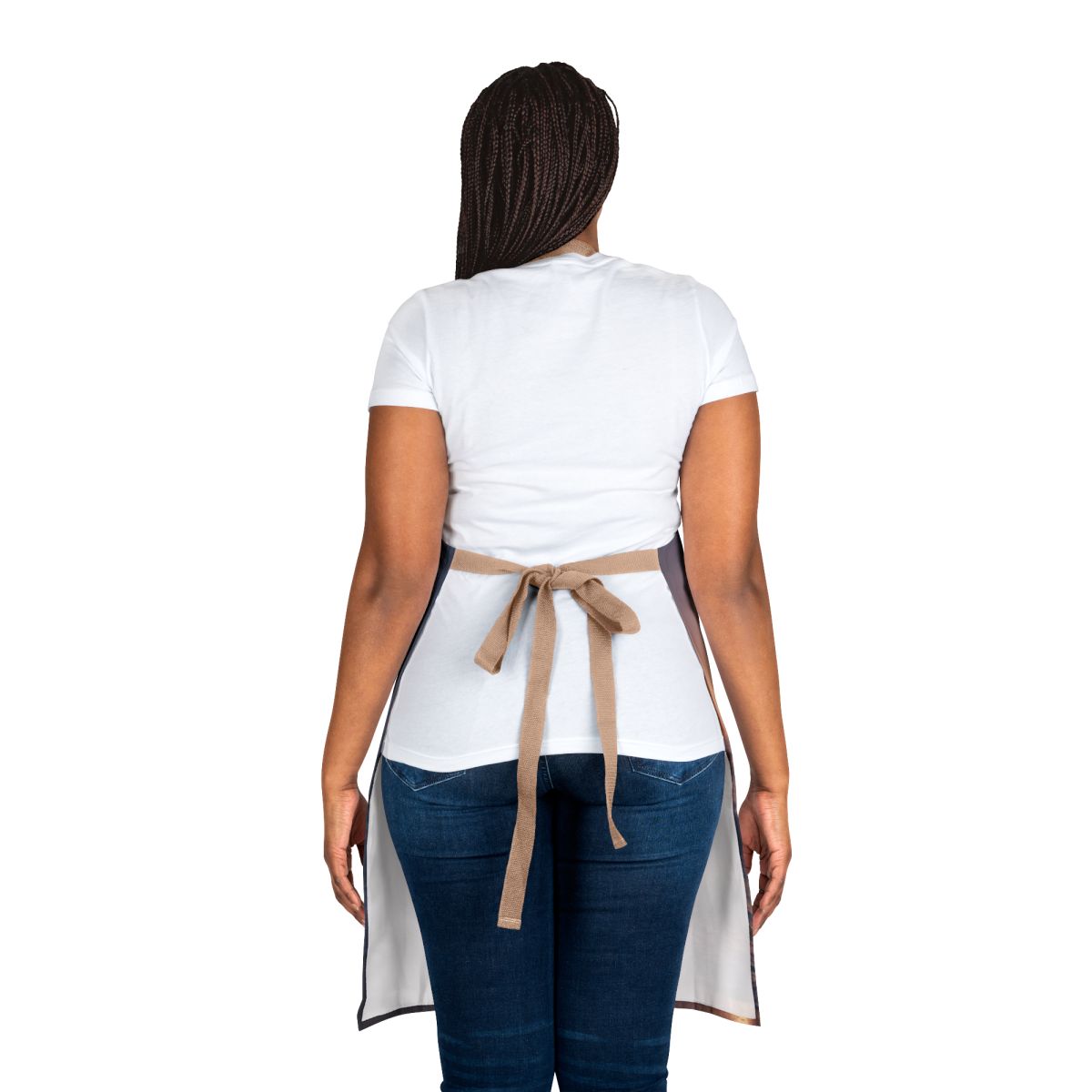 Back Tied Stylish Apron for Kitchen or Outdoor Use