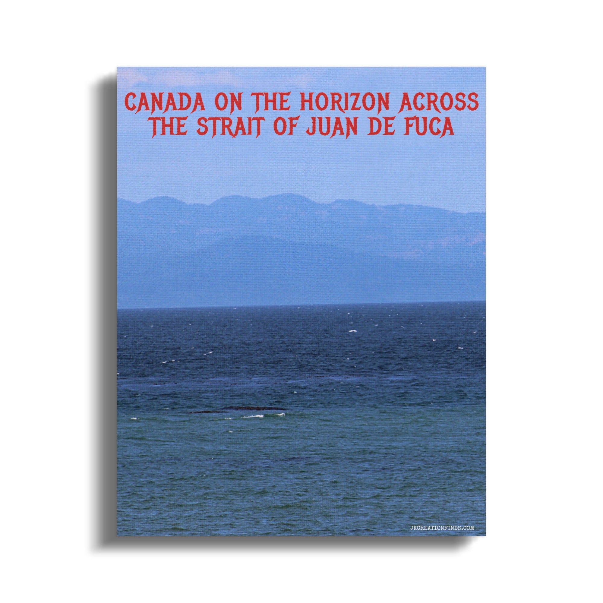 Canada on the Horizon Across the Strait of Juan De Fuca product