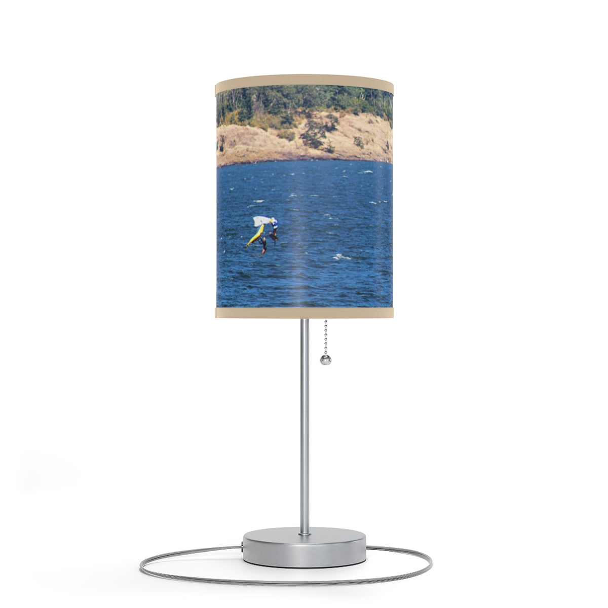 Kiteboarder Riding Waves Scenic Lampshade product