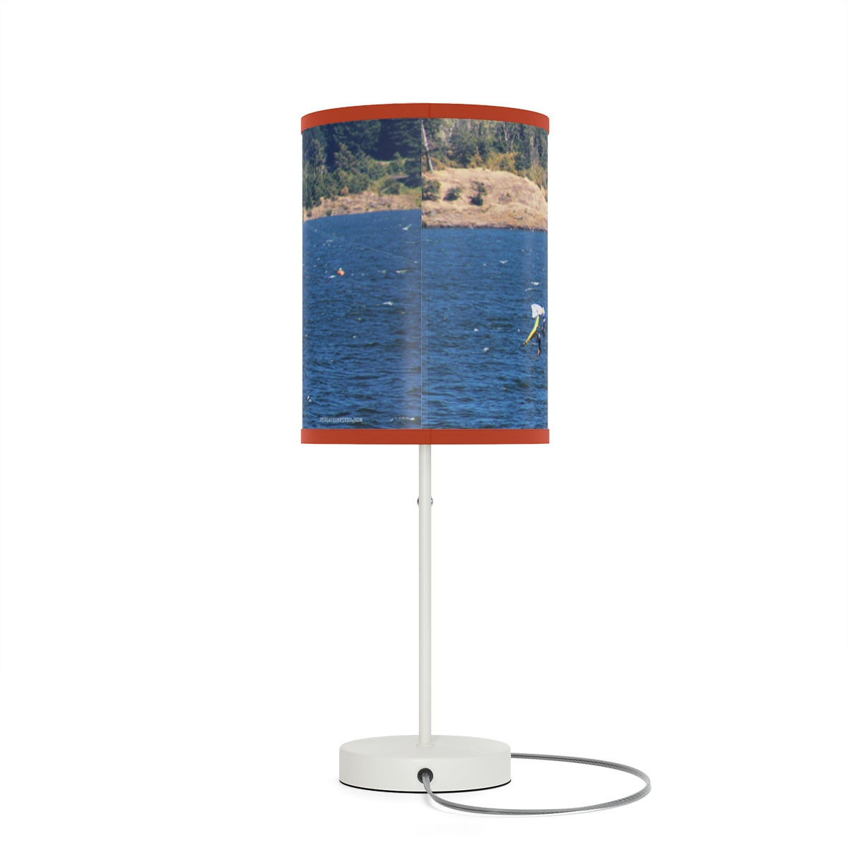 Scenic Lake View Decorative Table Lamp