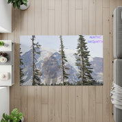 Hunting Sasquatch Mountain Scene Rug product type