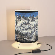 PELICANS GATHERED ON ROCK DESIGN MODERN TABLE LAMP