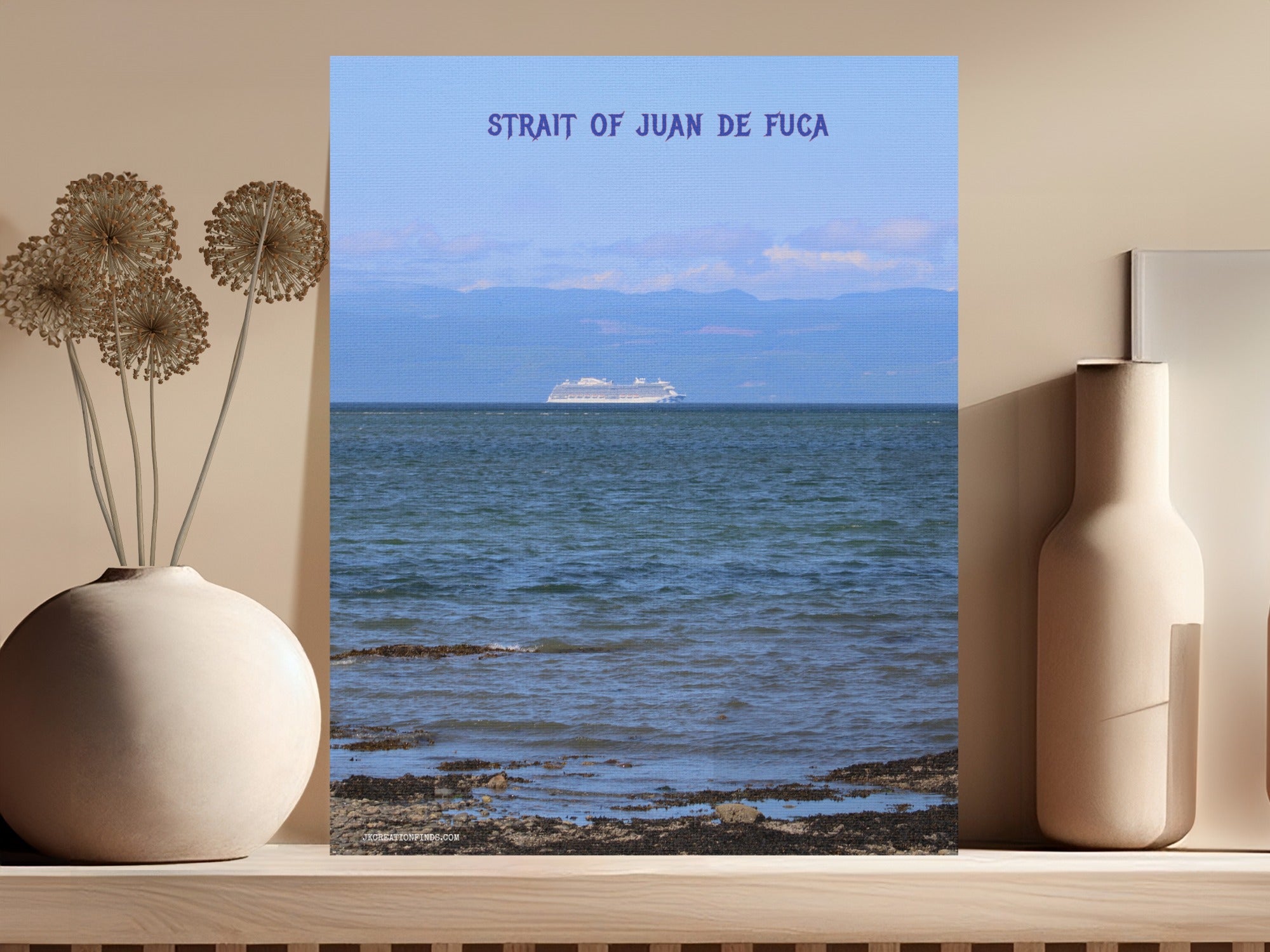 Strait of Juan de Fuca Scenic Coastline Art product