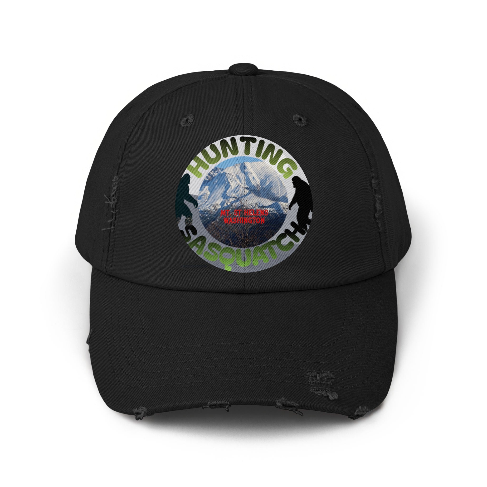 Hunting Sasquatch Distressed Dad Cap product type