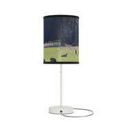 Nature Forest Scene with Deer on Table Lamp product