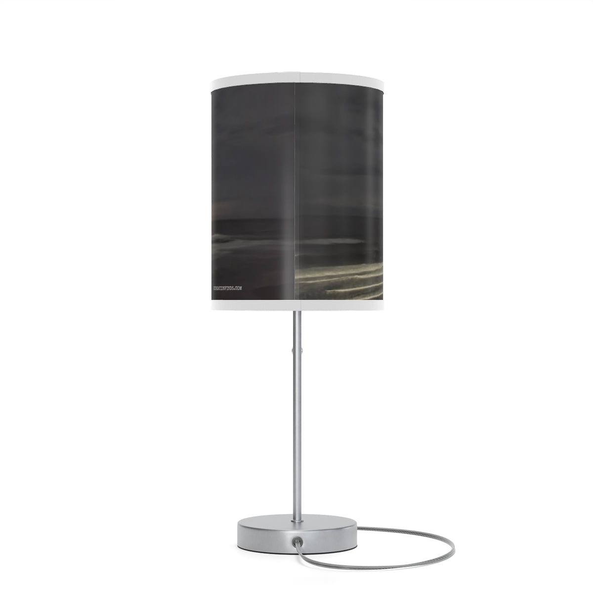 Modern Desk Lamp with Sleek Black Cylindrical Design