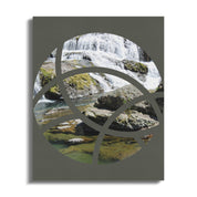 Cascading Waterfalls Over Stones Canvas Wall Art product