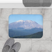 Majestic Mountain Landscape Scenic Bathroom Mat