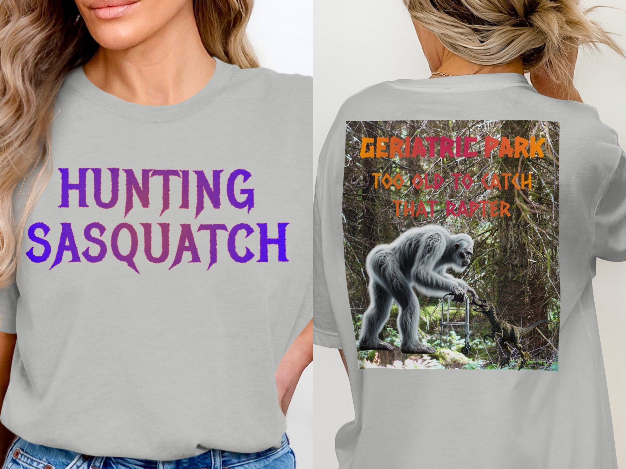 Hunting Sasquatch Geriatric Park T-shirt product