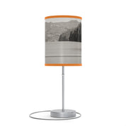Scenic Lake and Mountain Design Lamp