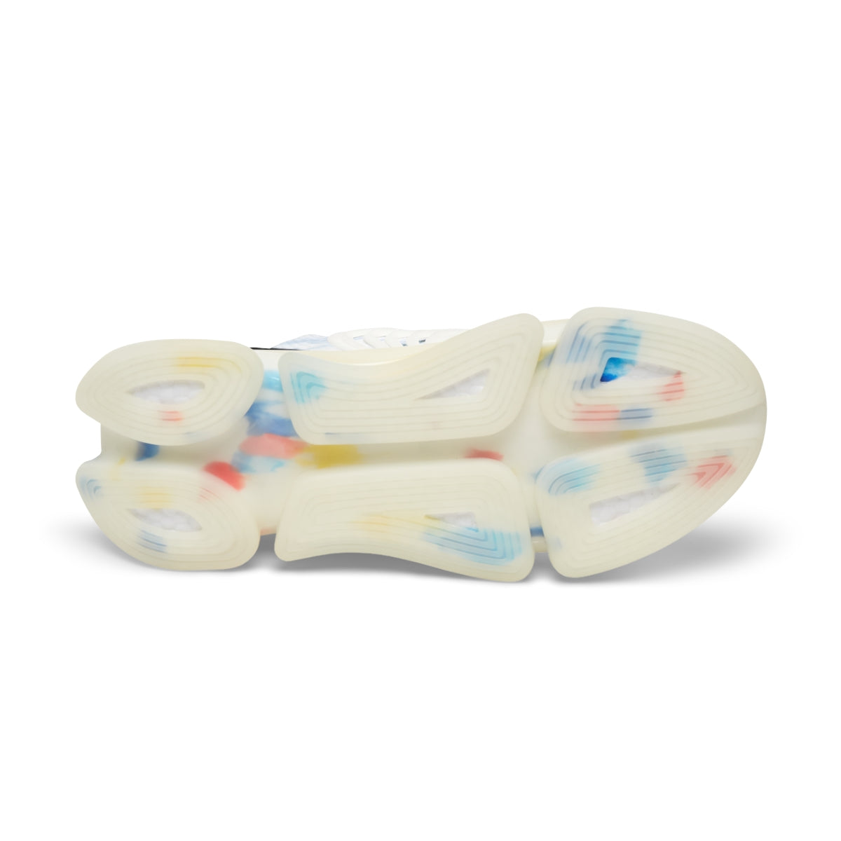 Vibrant Colorful Sole Athletic Sports Sneaker