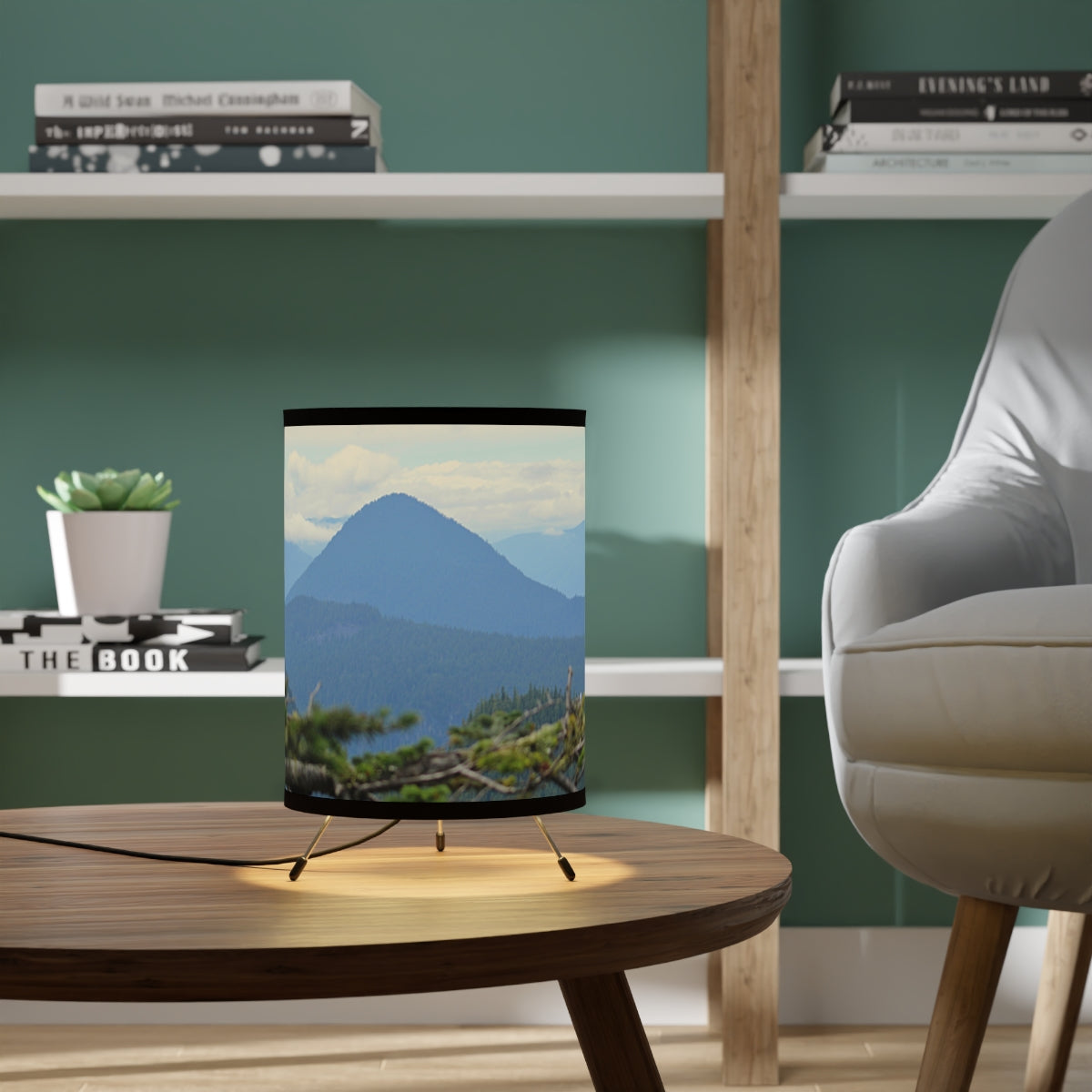 Serene Mountain View Lamp for Relaxing Ambiance