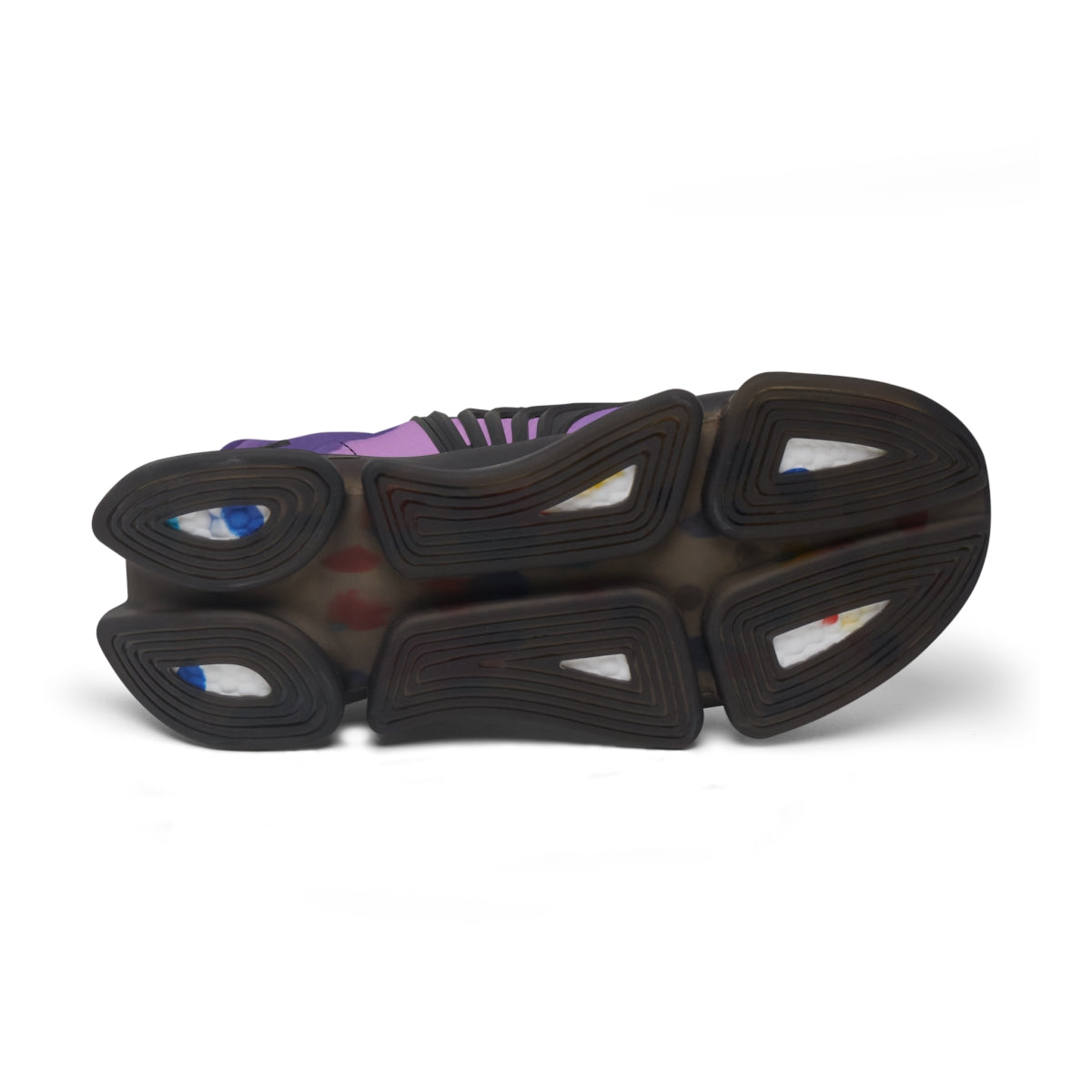 Stylish Athletic Footwear with Unique Sole Design