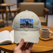 Hunting Sasquatch Distressed Baseball Cap product