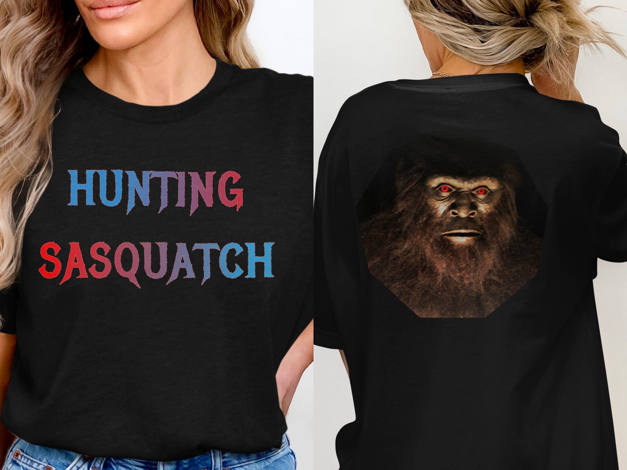 Hunting Sasquatch Graphic Tee Shirt product type