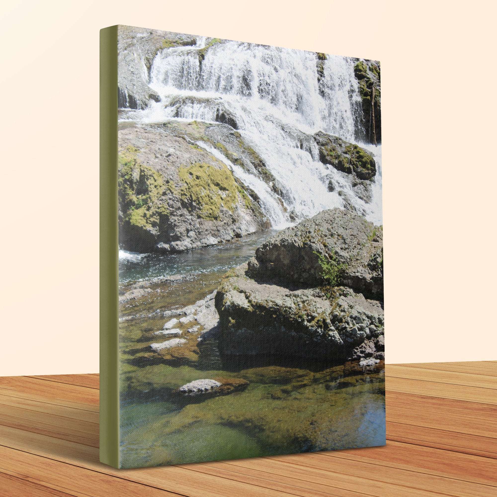 Majestic Waterfall Scenic Canvas Wall Art product